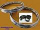 Fit HONDA SCRAMBLER CL350 FRONT19 & REAR18 STEEL WHEEL RIM SET+TAPE RUBBER#BI