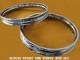 Fit SUZUKI PE250T 1980 FRONT & REAR CHROME WHEEL RIM SET 2PCS mi112
