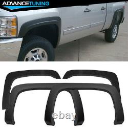 Fits 07-13 Chevy Silverado OE Factory Style Fender Flares Long Bed 4P PP