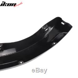 Fits 07-13 Tundra Pocket Fender Flares Smooth Black ABS Paintable