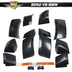 Fits 15-19 Dodge Challenger Hellcat Style Fender Flares Unpainted PP