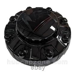 Fits 2021-2022 Ram 3500 Black Front Rear Center Hub Caps 17 Dually Steel Wheels