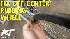 Fix Rear Bike Wheel Off Center Rubbing Frame