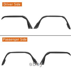 Flat Style Front & Rear Fender Flares Wheel Guards For Jeep Gladiator JT 20-24