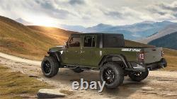 Flat Style Front & Rear Fender Flares Wheel Guards For Jeep Gladiator JT 20-24