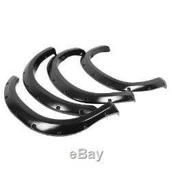 For 07-13 Tundra 2nd Gen Texture Pocket-riveted Wheel Fender Flare 2 4pcs Cover