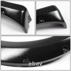 For 07-13 Tundra Textured Black Pocket Riveted Fender Flares 2 Wheel Cover 4pc