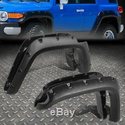 For 07-14 Toyota Fj Cruiser Matte Pocket Riveted Style Wheel Fender Flares 4pcs