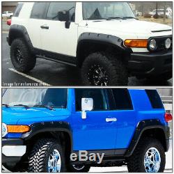 For 07-14 Toyota Fj Cruiser Matte Pocket Riveted Style Wheel Fender Flares 4pcs