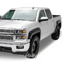 For 14-19 Chevy Silverado 1500 5.8' Bed 4pcs Pocket-riveted Wheel Fender Flares