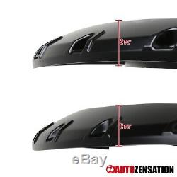 For 2004-2008 Ford F150 Matte Black Pocket Style Fender Flares Wheel Protector