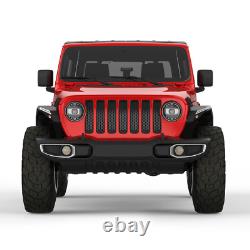 For 2018-2024 Jeep Wrangler JL 4door Steel Front & Rear Flat Wheel Fender Flares