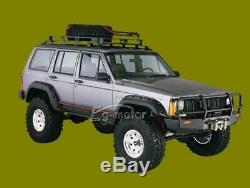 For 84-01 Jeep Cherokee XJ 4DR Pocket Rivet Style ABS Fender Flares Wheel Cover
