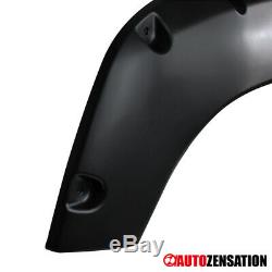 For 88-98 Chevy GMC C/K 1500 Black Pocket Style Fender Flares Wheel Protector