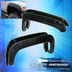 For 94-02 Dodge Ram 1500 2500 3500 Pocket Rivet Style Wheel Well Fender Flares