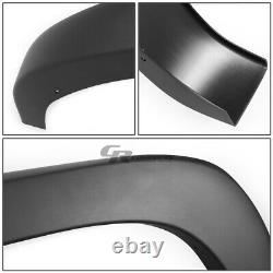 For 99-07 Silverado/sierra Abs Black Wheel Fender Flares Factory Style Set Of 4