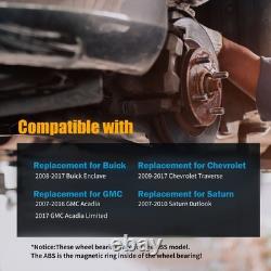 For Buick Enclave Chevy Traverse GMC Acadia 4pc Front & Rear Wheel Hub Bearings