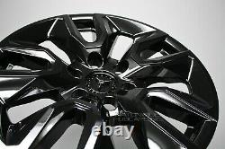 For Chevrolet Silverado 1500 2019-2021 Black 20 Wheel Skins Hub Caps Rim Covers