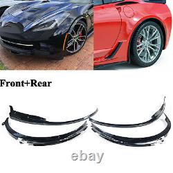 For Corvette C7 Z06 14-19 Carbon Front Rear Quarter Extension Wheel Fender Flare