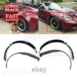 For Corvette C7 Z06 2014-19 Painted Front & Rear Front Wheel Trim Fender Flares