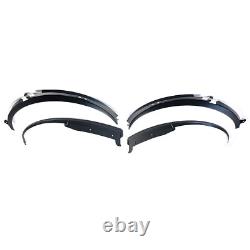 For Corvette C7 Z06 2014-2019 Matte Front & Rear Front Wheel Trim Fender Flares