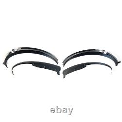 For Corvette C7 Z06 2014-2019 Matte Front & Rear Front Wheel Trim Fender Flares