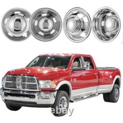 For DODGE RAM 3500 2003-25 Chrome 17 Dually Wheel Simulators Dual Skins Liners