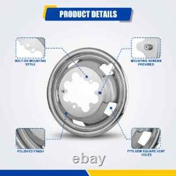 For DODGE RAM 3500 2003-25 Chrome 17 Dually Wheel Simulators Dual Skins Liners