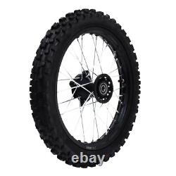 For Dirt Pit Bike 14 inch/12 inch Wheels Front 60/100-14 Rear 80/100-12 Tire Rim