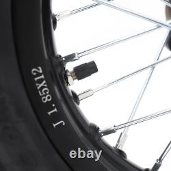 For Dirt Pit Bike 14 inch/12 inch Wheels Front 60/100-14 Rear 80/100-12 Tire Rim