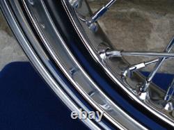 For Harley 2000-05 40 Spoke 21 Front/16 Rear Wheel Set Parts