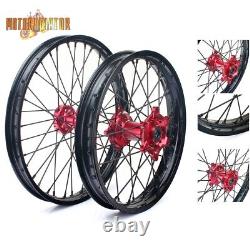 For Honda 21+19 Front Rear Wheel Set CRF250R CRF450R 14+ CRF250RX CRF450RX 19+