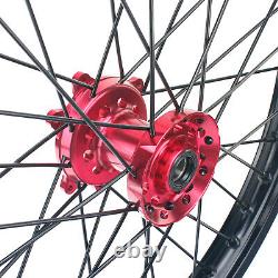 For Honda 21+19 Front Rear Wheel Set CRF250R CRF450R 14+ CRF250RX CRF450RX 19+