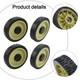 For Honda Lawn Mower Wheel Replacement Kit 20CM Front Rear Wheels 4 Pack
