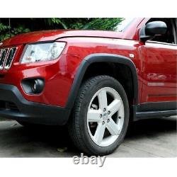 For Jeep Compass 1Set Front & Rear Wheels Fender Flares Cover Protector Molding