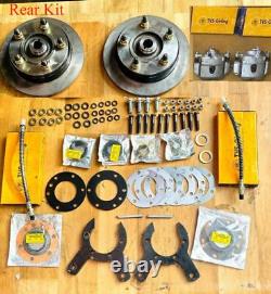 For Jeep & Willys 9Disc Brake Conversion Kit- Front & Rear for all 4 Wheels