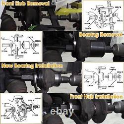 For OTC 6575 Hub Grappler Kit Front Rear Wheel Hub and Bearing Removal Installer