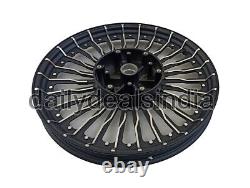For Royal Enfield Classic 500 Parado Front & Rear 26 Spoke D6 Alloy Wheel Rims