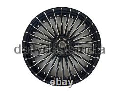 For Royal Enfield Classic 500 Parado Front & Rear 26 Spoke D6 Alloy Wheel Rims