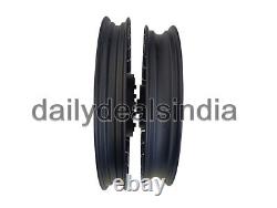 For Royal Enfield Classic 500 Parado Front & Rear 26 Spoke D6 Alloy Wheel Rims