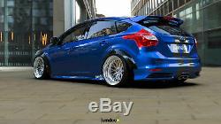 Ford Focus mk3 Fender flares CONCAVE wide body wheel arches 2.75 4pcs