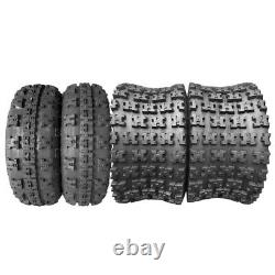 Four 21x7-10 & 20x10-9 4ply ATV TIRE Left, Right, Rear Front wheels