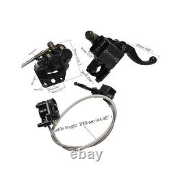 Front 14'' + Rear 12'' Wheel Rim Front Forks Triple Tree Handlebar Kit 70cc 125