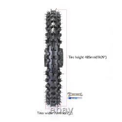 Front 14'' & Rear 12'' Wheel Rim Front Forks Triple Tree Handlebar PitBike Tire