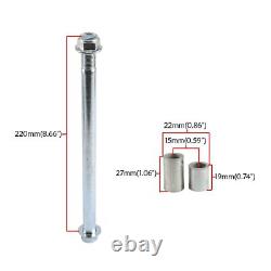 Front 14'' & Rear 12'' Wheel Rim Front Forks Triple Tree Handlebar PitBike Tire