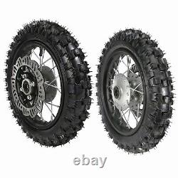 Front 2.50-10 + Rear 3.00-10 Tire Rim 10 Wheels Disc Brake Kit Pit Bike CRF50