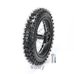 Front 60/100-14 +Rear 80/100-12 Tire Wheel Rim For SSR 110 125cc Dirt Pit Bike