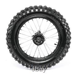 Front 70/100-17 + Rear 90/100-14 Tire Rim Big Wheel Pit bike Apollo 125cc 140cc