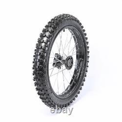 Front 70/100-17 + Rear 90/100-14 Tire Rim Big Wheel Pit bike Apollo 125cc 140cc