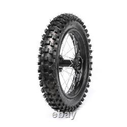 Front 70/100- 17 & Rear 90/100-14 Wheel Rim Knobby Axle Pit Trail Dirt Bike ATV